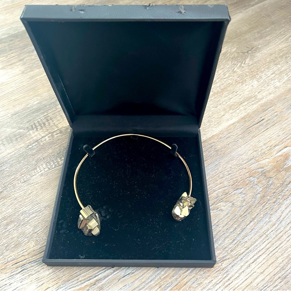 Seraphine Designs Pyrite choker necklace